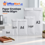 Paper Envelope White 80gm (Multiple Sizes Available)