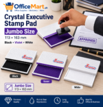 Crystal Executive Stamp Pad Jumbo Size