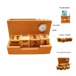 Wooden Pen Stand With Lc Calendar - Image 3