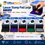 Lancer Stamp Pad Large 7 X 11cm