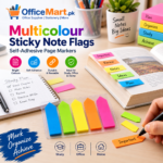 Multicolour Sticky Note Flags – Self-Adhesive Page Markers