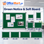 Green Notice & Soft Board – Office, School & Home Display Board