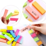 Multicolour Sticky Notes with Cut Design – 3 Strips Multiple Sizes - Image 2
